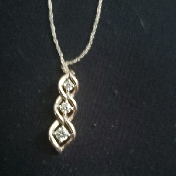 Kay Jewelers Gold and Silver Infinity Necklace - Picture 4 of 6
